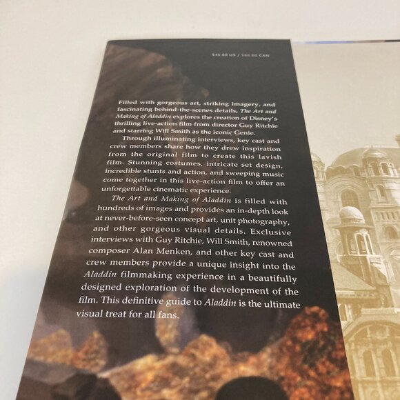 The Art and Making of Aladdin Disney Hardback New Zemler, Emily - Picture 14 of 14